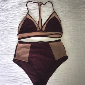 Forever 21 high waisted swimsuit S/M